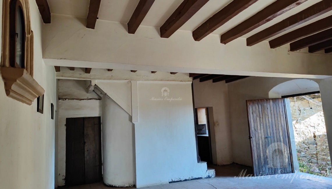 Salón principal de la masía 
