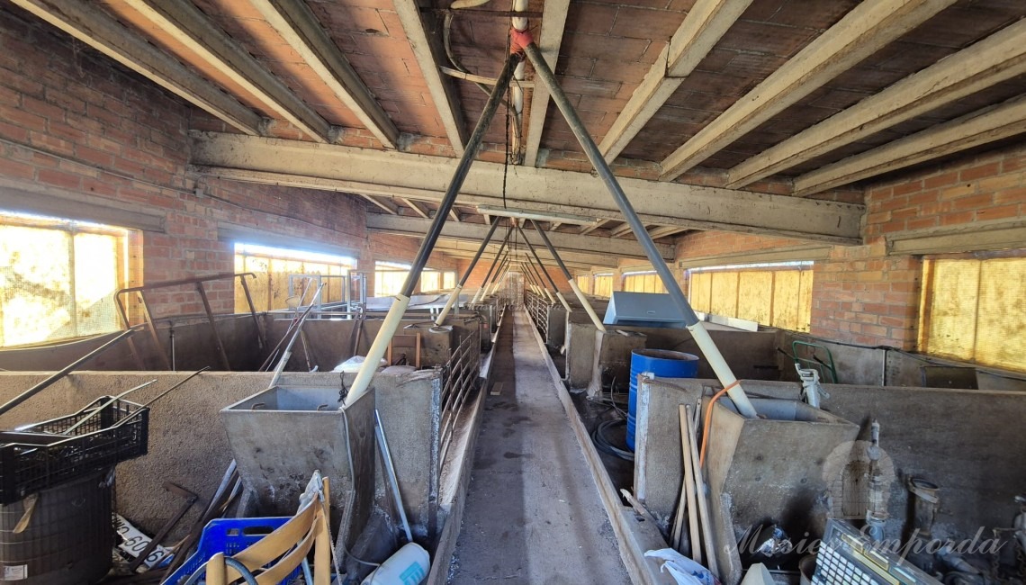 Interior of the stables