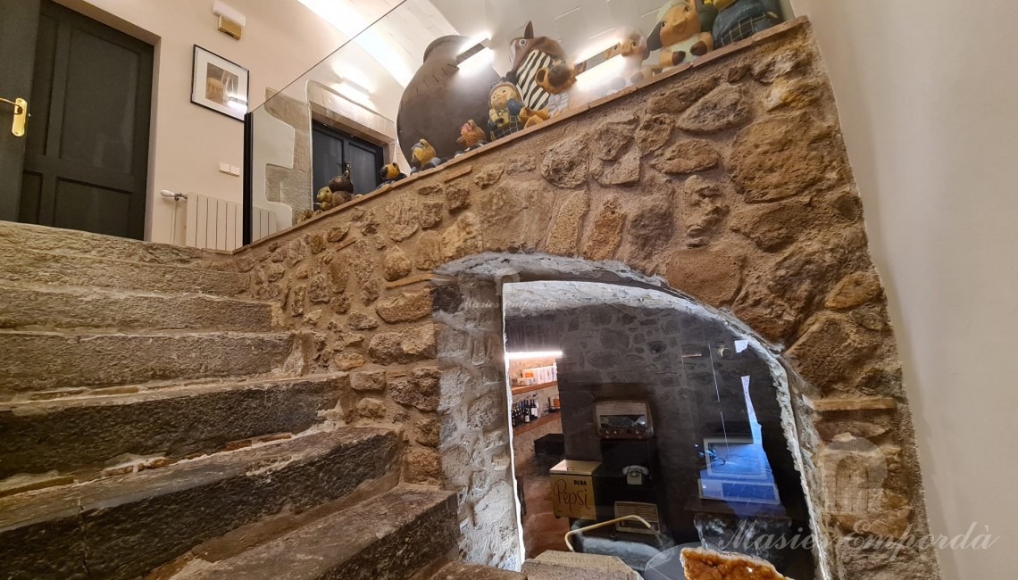 Staircase leading to the first floor 