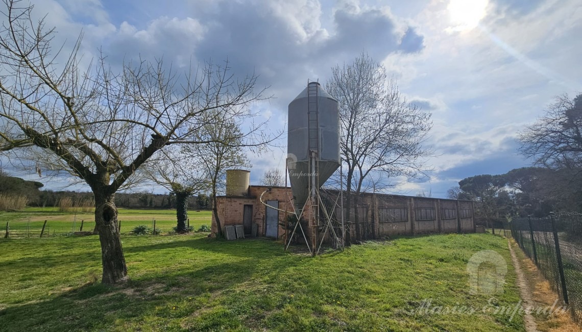 View of the stables