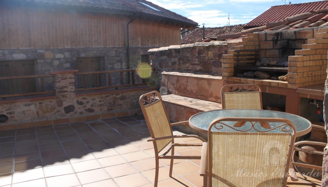 Terrace of one of the houses