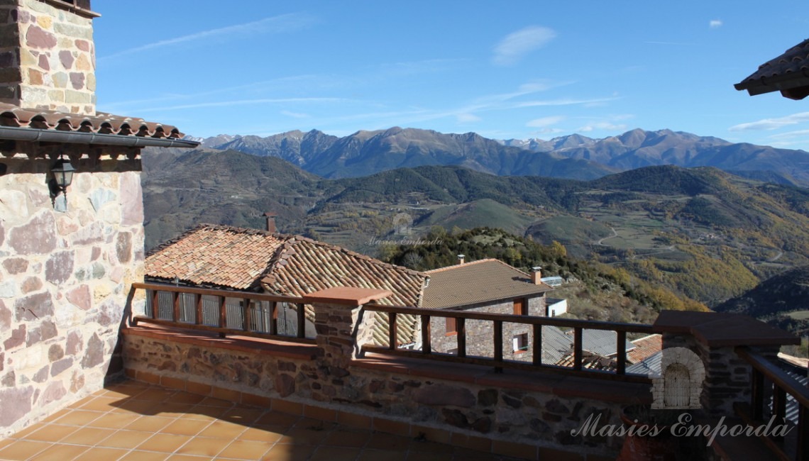 Terrace of one of the houses