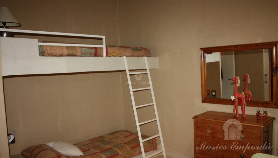 Unas de la habitaciones suite de la casa 