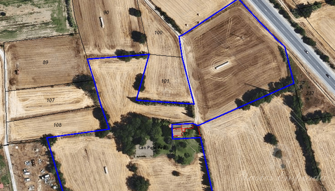 Full view of the property plots
