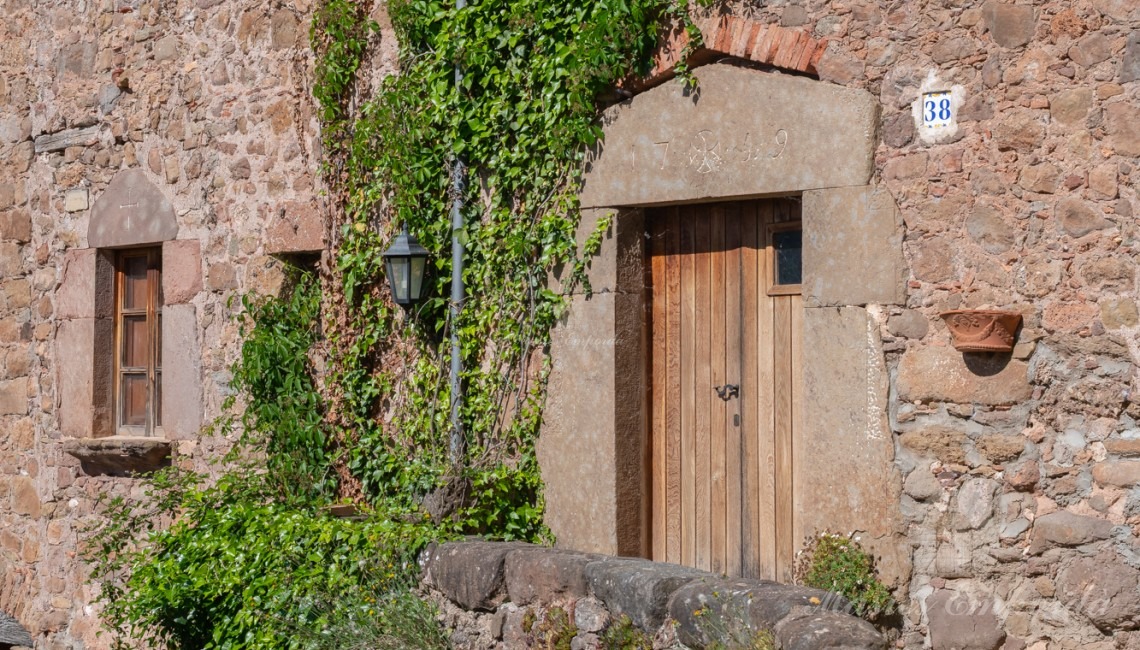 Entrance to the farmhouse