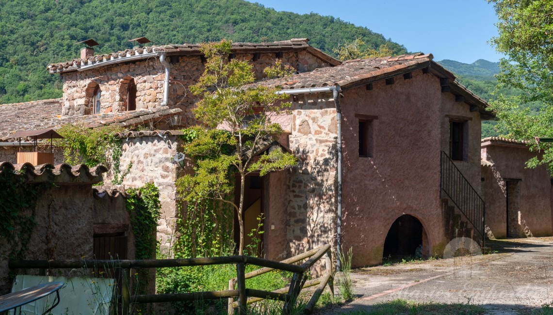 Views of the east side of the farmhouse