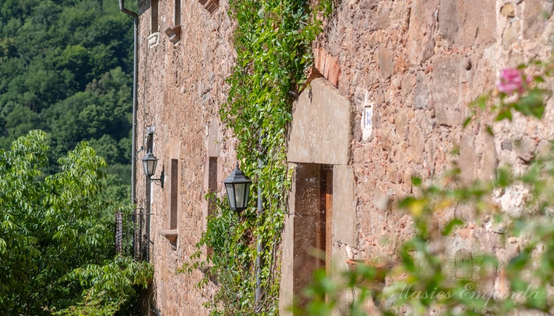 Entrance to the farmhouse