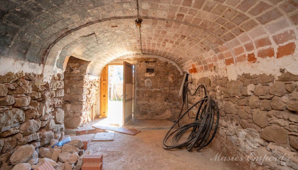 Ground floor of the old farmhouse, livestock stables and warehouses