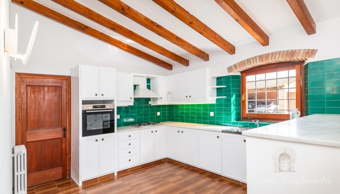 New kitchen of the farmhouse