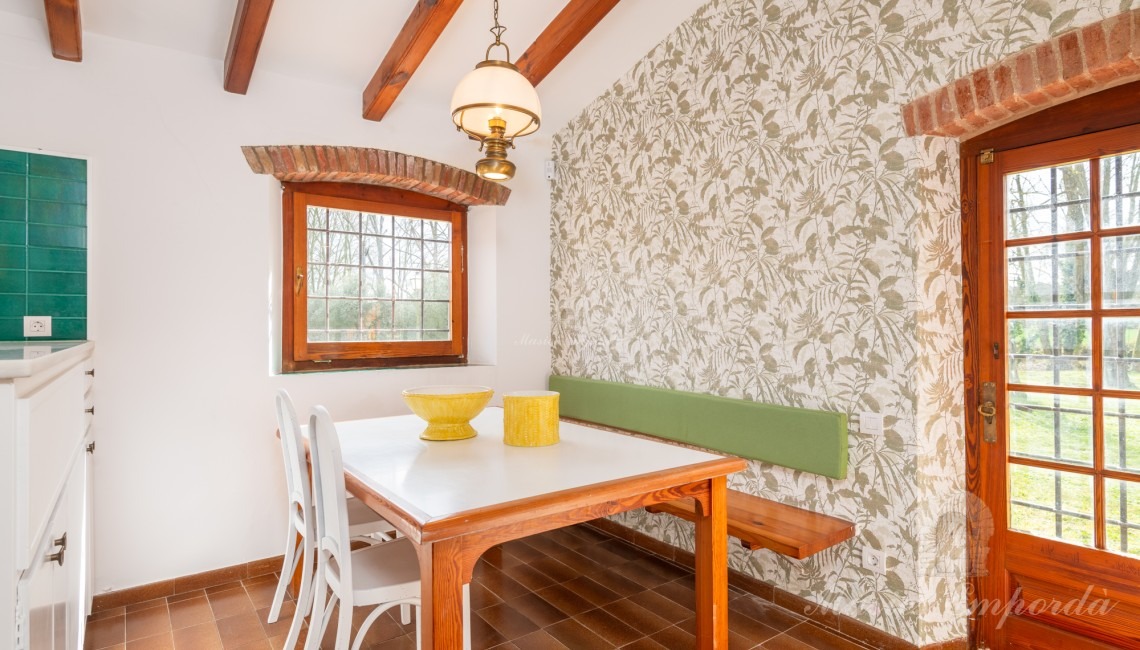 New kitchen of the farmhouse