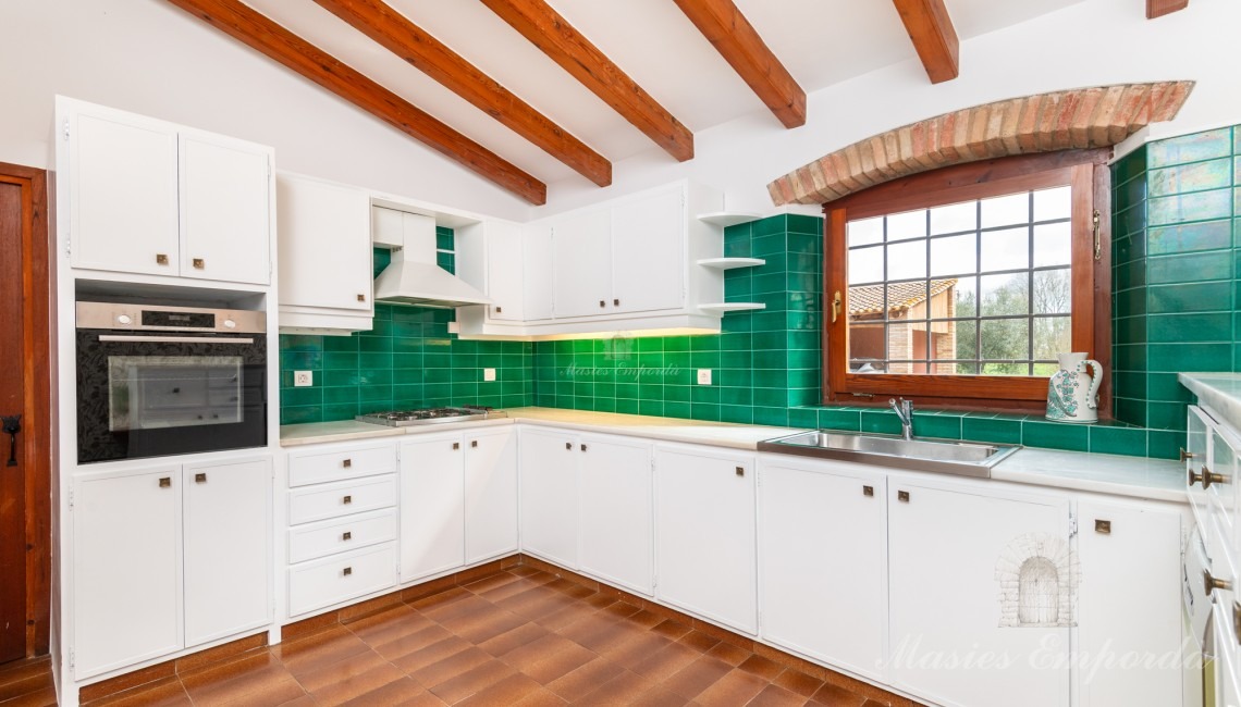 New kitchen of the farmhouse