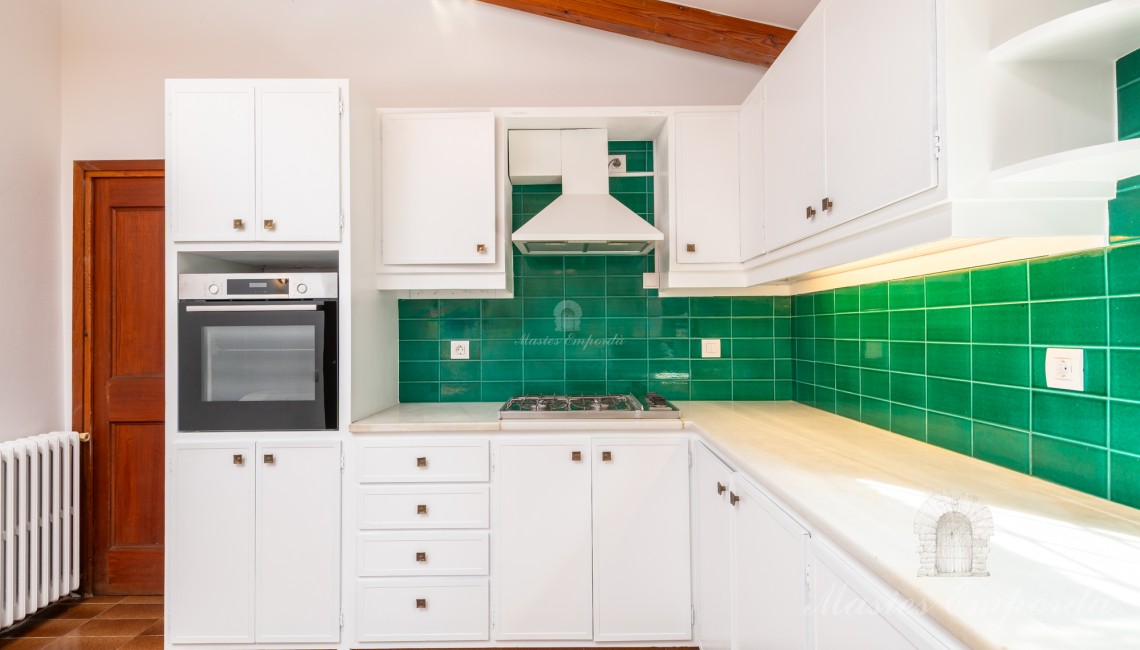 New kitchen of the farmhouse