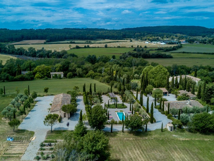 Aerial view of the property as a whole