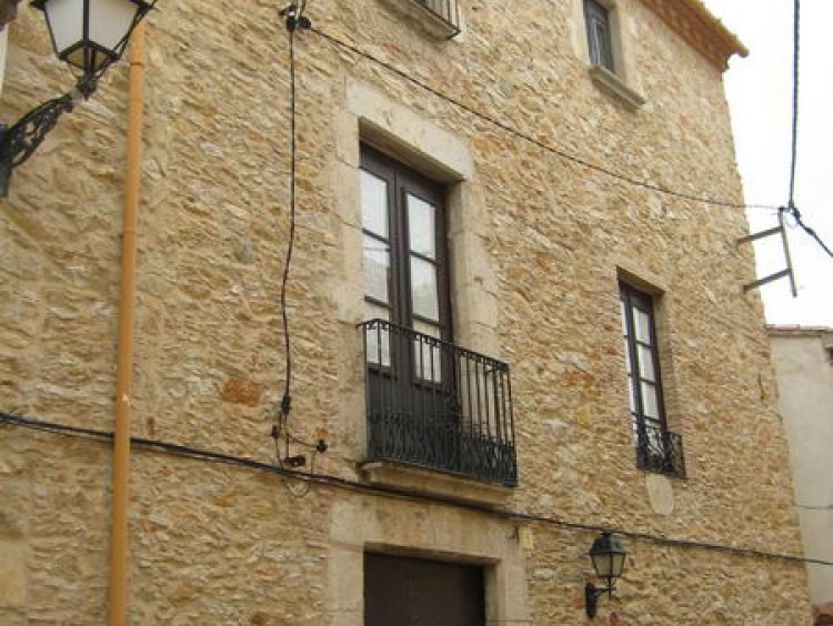 Vista de la fachada de la casa 