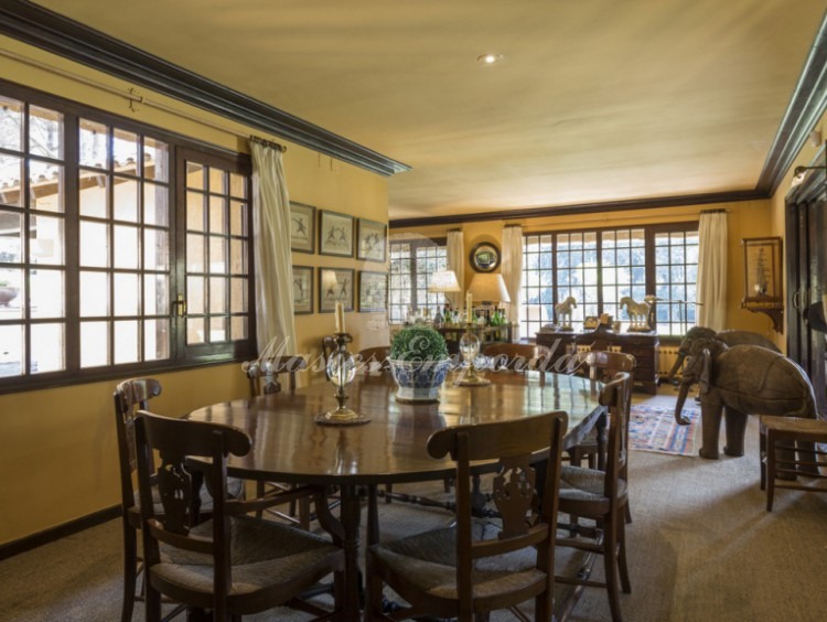 Comedor principal de la casa 