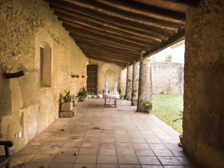 Inner courtyard of the farmhouse