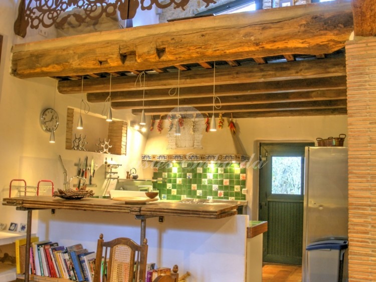 Salón de la parte superior, comedor cocina