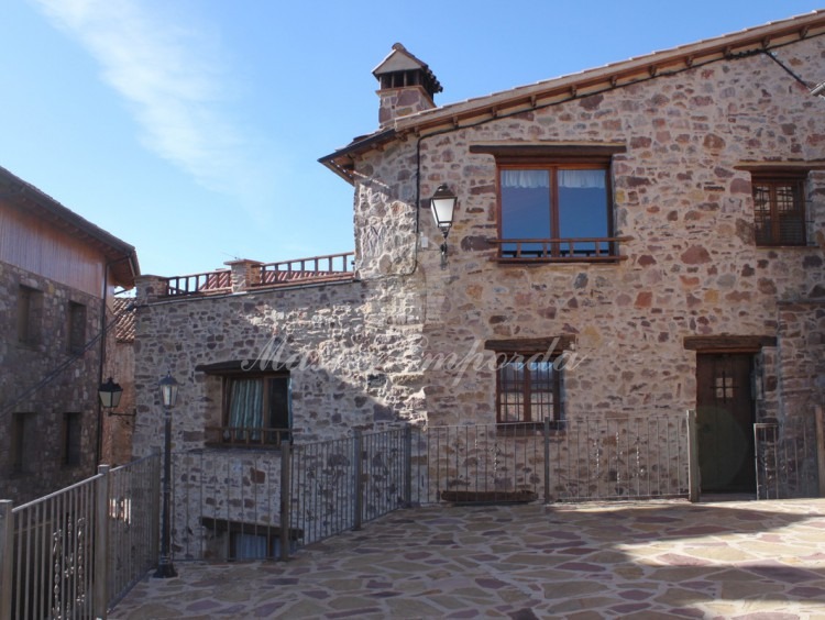View of the facade of one of the houses