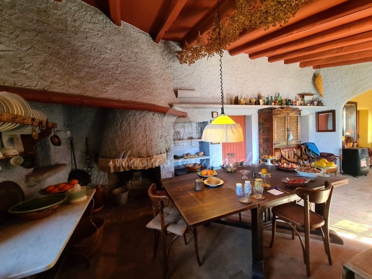 Kitchen and dining room of the house
